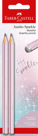 Faber-Castell Bleistiftset – Jumbo Sparkle Cosmic – 2 Stück auf Blisterkarte – FC-111683