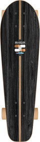 Kufenkontrolle - Oxygen Cruiser Skateboard 70 x 20 cm schwarz beige