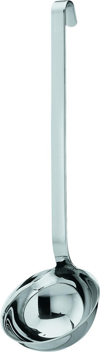 Rösle Servierlöffel - Edelstahl - hängend - ø 8 cm - Silber
