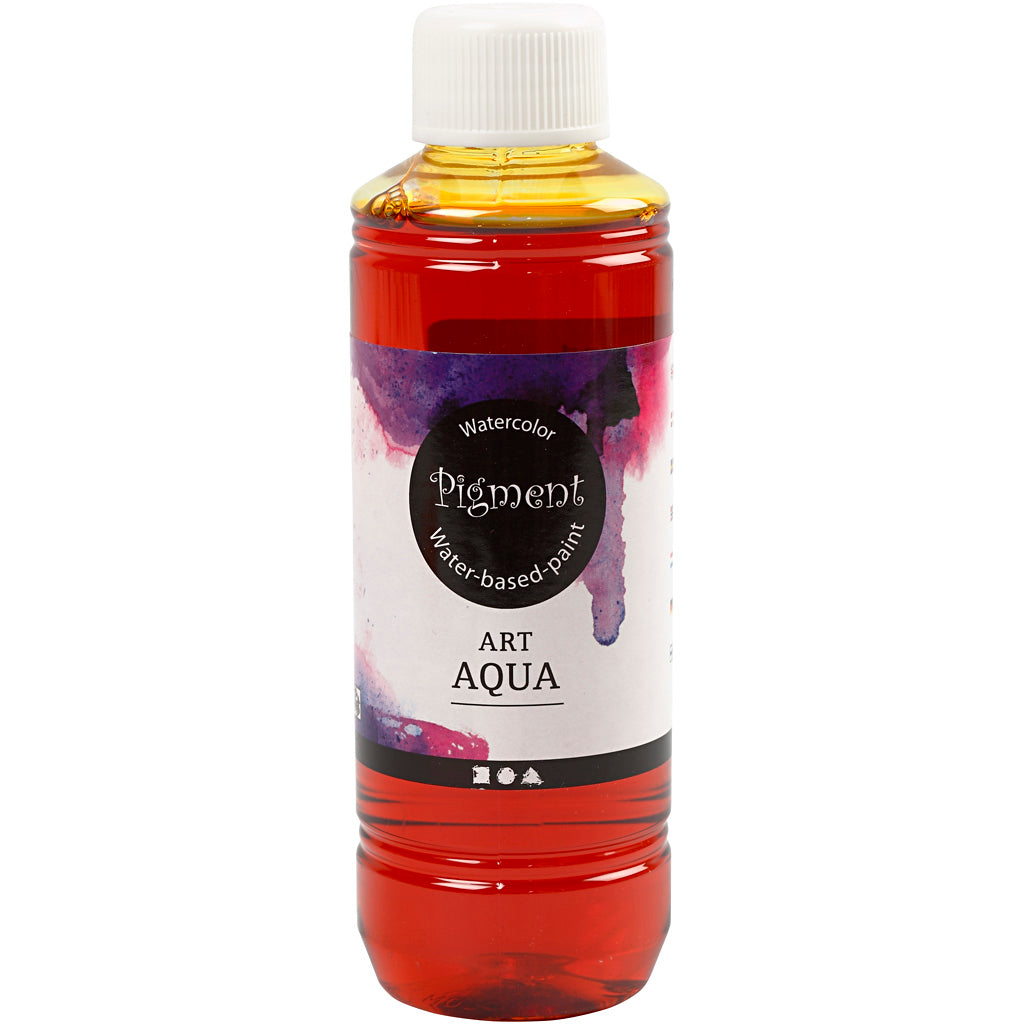 Pigment flüssige Aquarellfarbe, gelb, 250 ml 1 Flasche