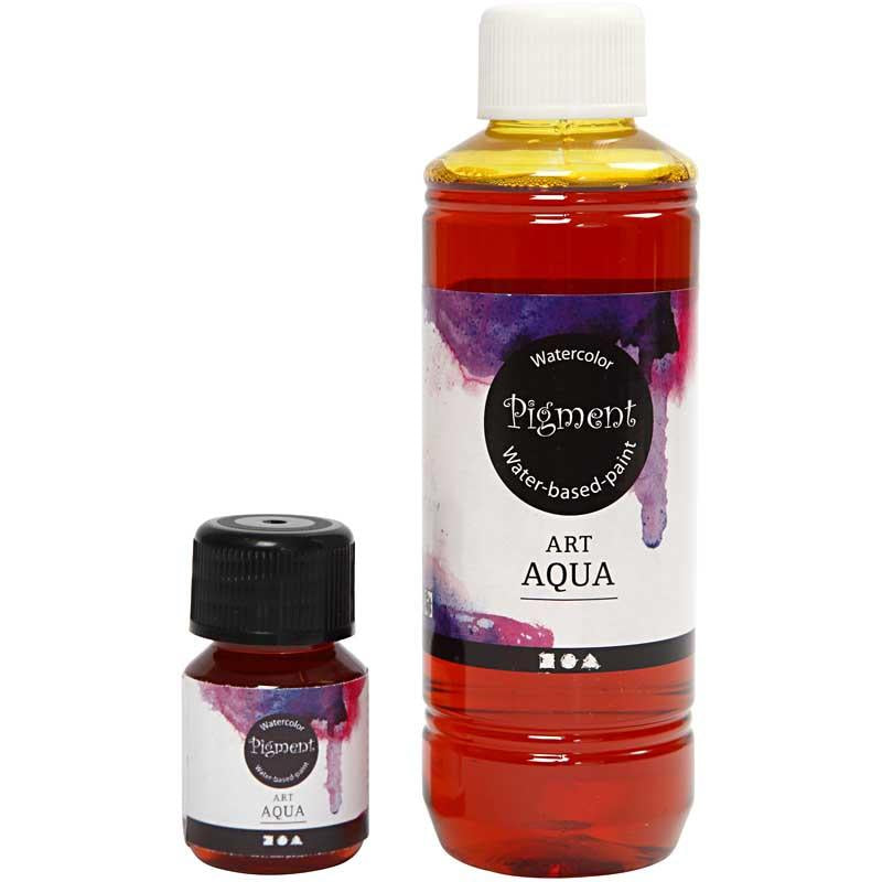 Pigment flüssige Aquarellfarbe, gelb, 250 ml 1 Flasche