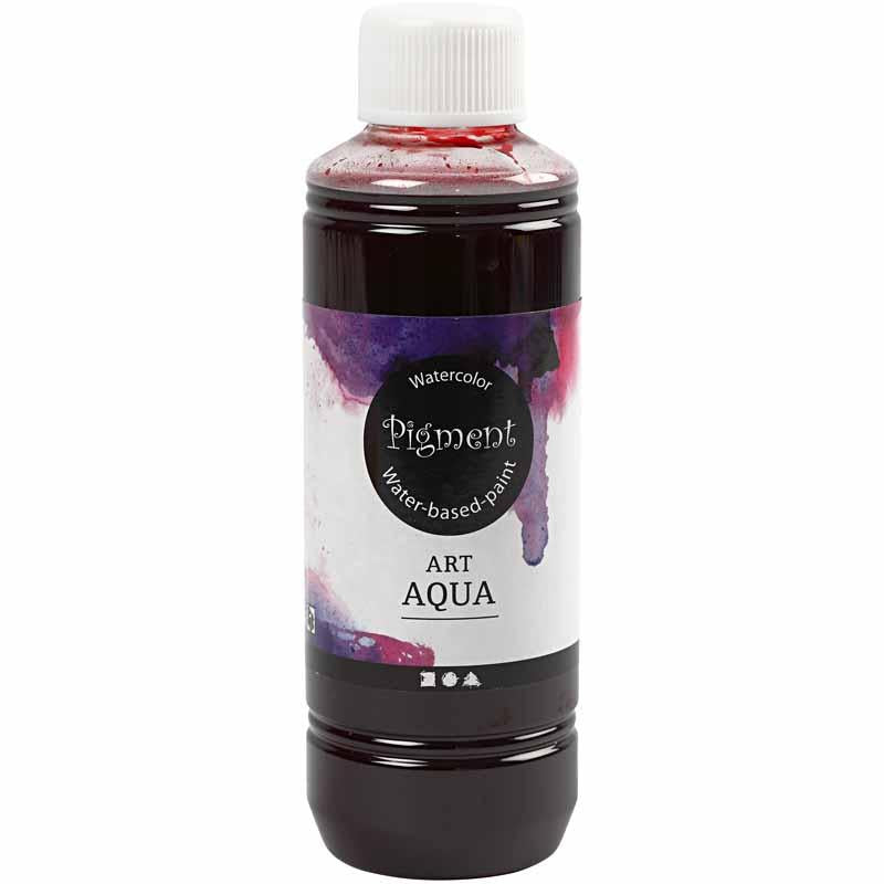 Pigmentierte flüssige Aquarellfarbe, rot, 250 ml 1 Flasche