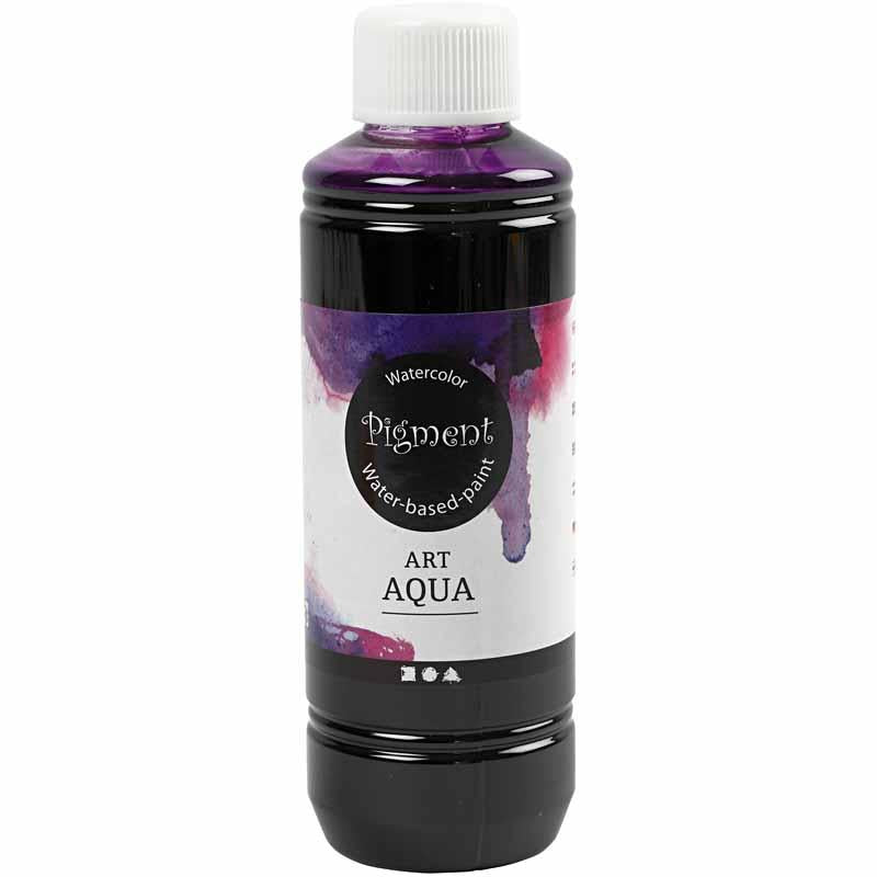 Pigmentierte flüssige Aquarellfarbe, Rot-Lila, 250 ml, 1 Flasche