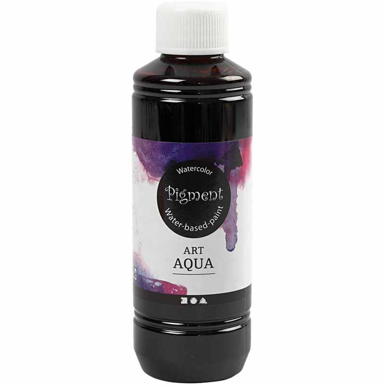 Pigmentierte flüssige Aquarellfarbe, braun, 250 ml 1 Flasche