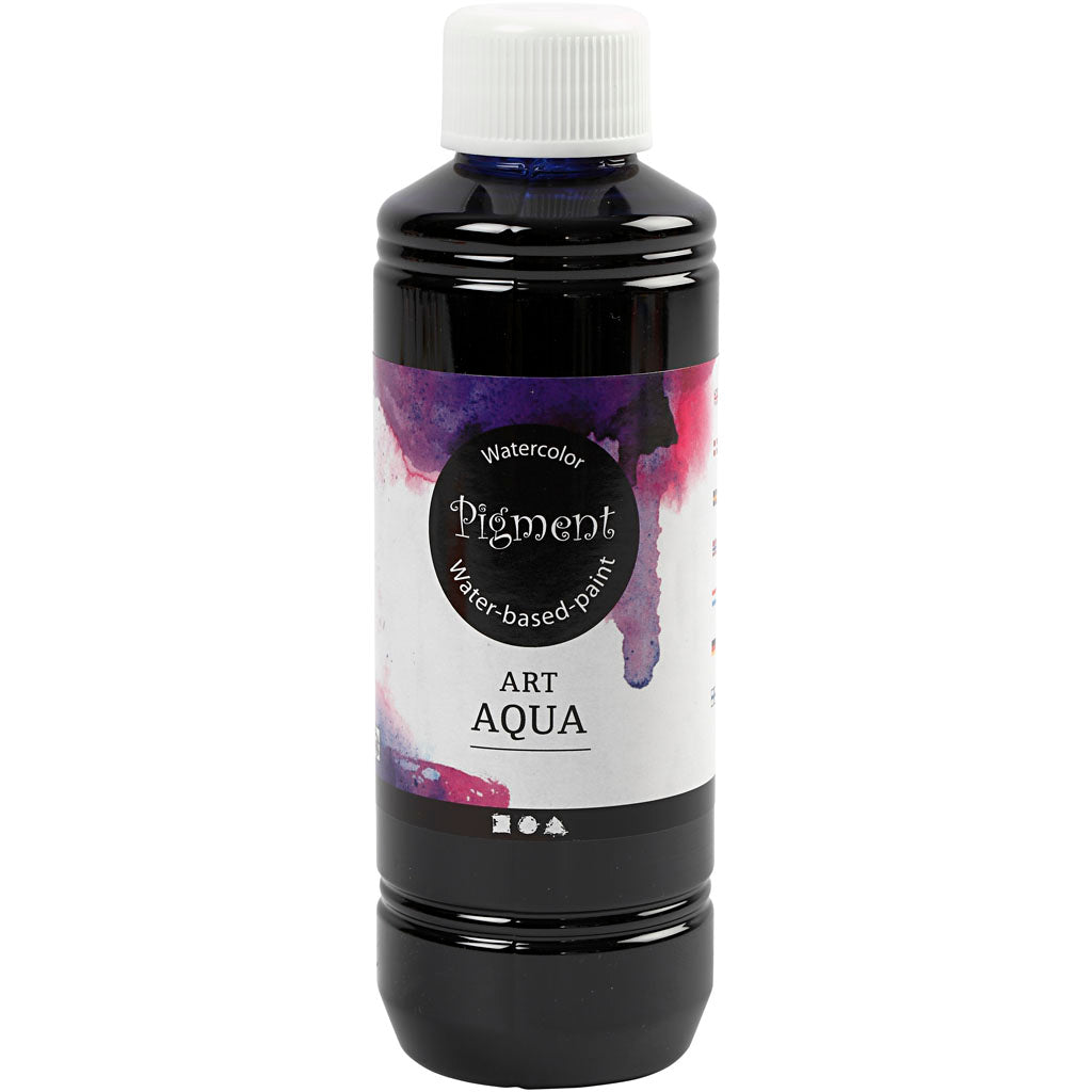 Pigmentierte flüssige Aquarellfarbe, Marineblau, 250 ml 1 Flasche
