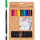 Aquarellmarker Standardfarben, 12 Stk.