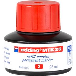 Nachfülltinte edding mtk25 rot 25ml