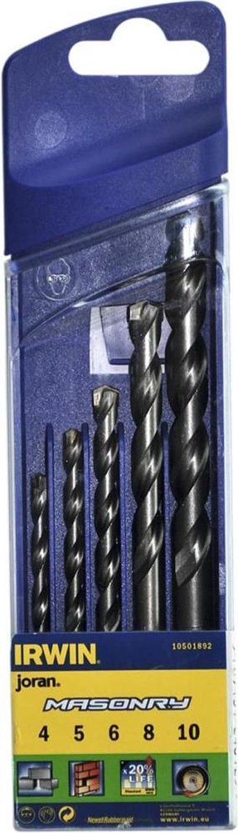 Irwin Steinbohrer-Set 4 5 6 8 10 mm – 10501892