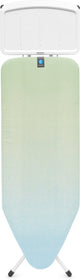 Brabantia Bügelbrett C – für Dampfgenerator – 124 x 45 cm – beruhigendes Meer