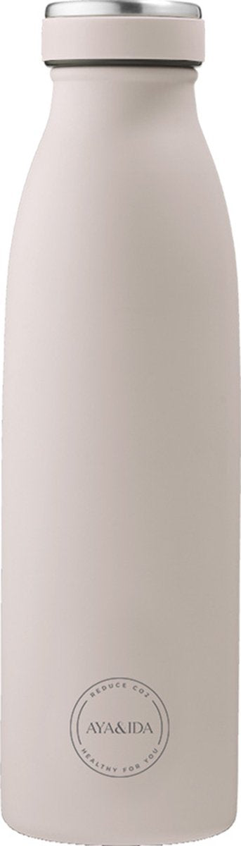 Aya ida – Trinkflasche – Thermoskanne – Wasserflasche – 500 ml – zartes Rosa