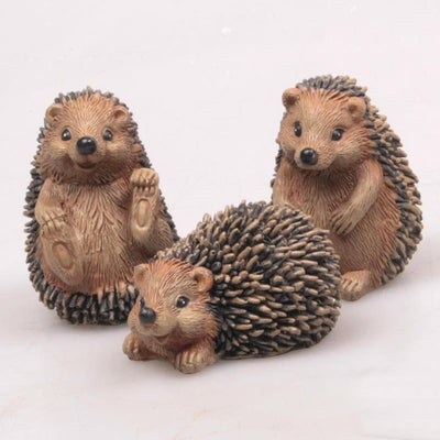 Bauernhofholz-Tierstatue Igel 6cm