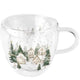 Ambiente doppelwandige Schneehäuser aus Glas, 200 ml, Durchmesser 10 x 9,5 cm