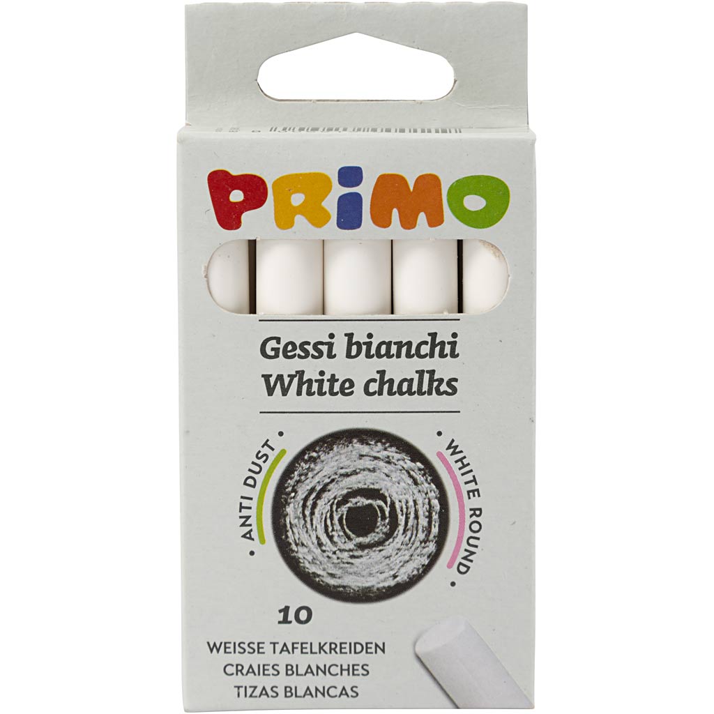 Creativ Company Blackboard Chalk White, 10st.