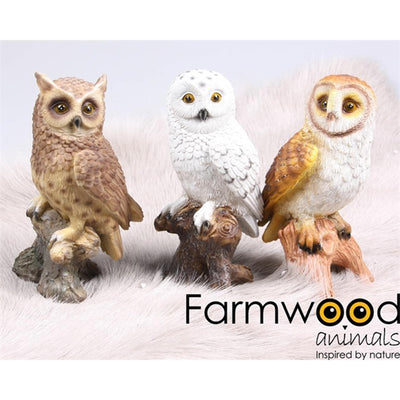 Farmwood Tiere Gartenstatue Eule 19 cm