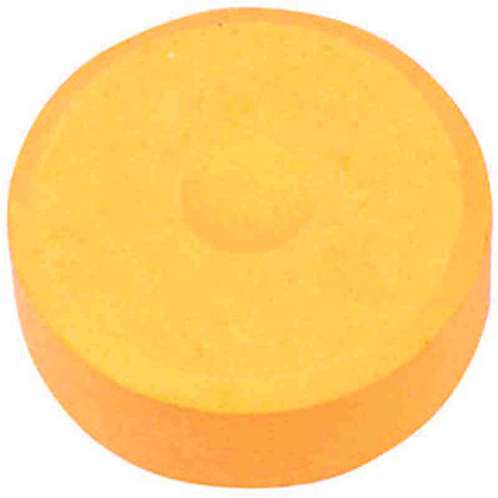 Colortime Aquarell, H: 16 mm, T 44 mm, hellorange, 6 Stück 1 Box