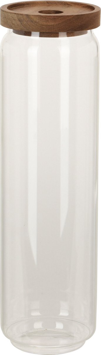 Ausgezeichnetes Vorratsglas für Haushaltswaren – 9 x 30 cm – 1500 ml – Glas – luxuriöser Vorratsbehälter für die Küche – luftdichter Deckel