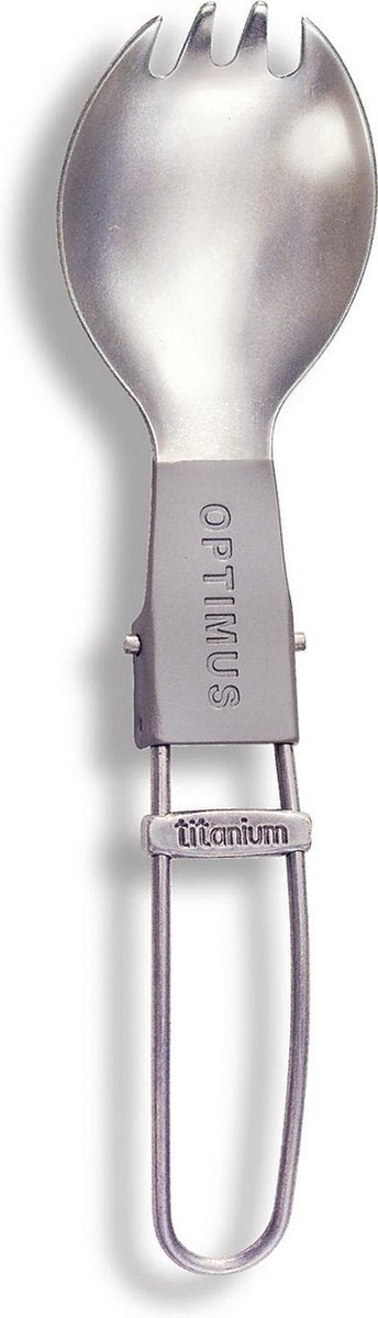 Optimus und Optimus Titan-Klapplöffel – Campingbesteck – Titan
