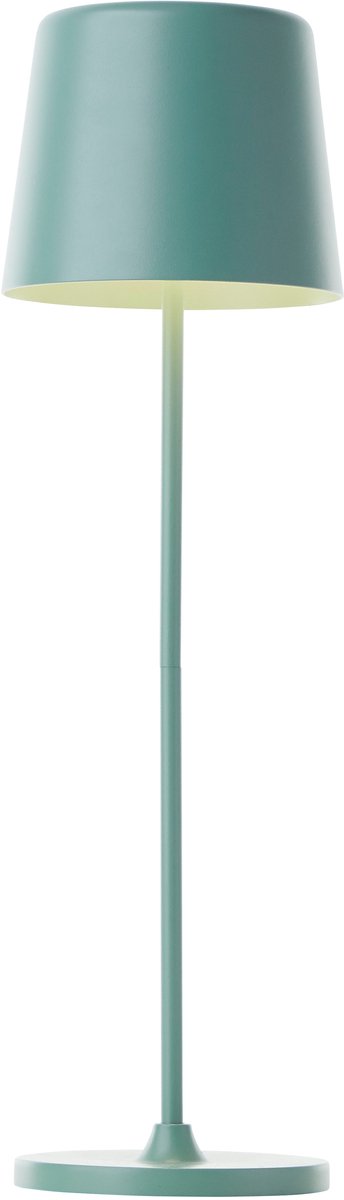 Brilliant Kaami wiederaufladbare Tischlampe – für den Außenbereich – LED 2 W 3000 K – 3 Stufen dimmbar – IP44 – grün