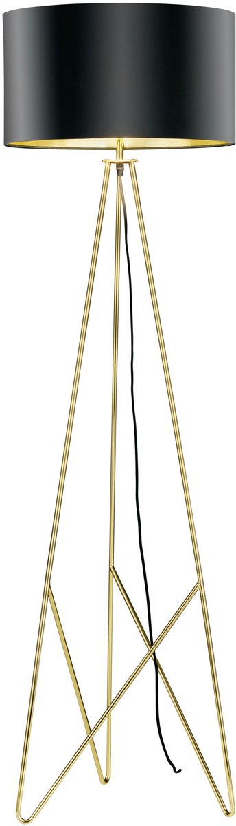 Eglo Design Camporale - Stehleuchte - 1 Licht - Messing - Schwarz, Gold