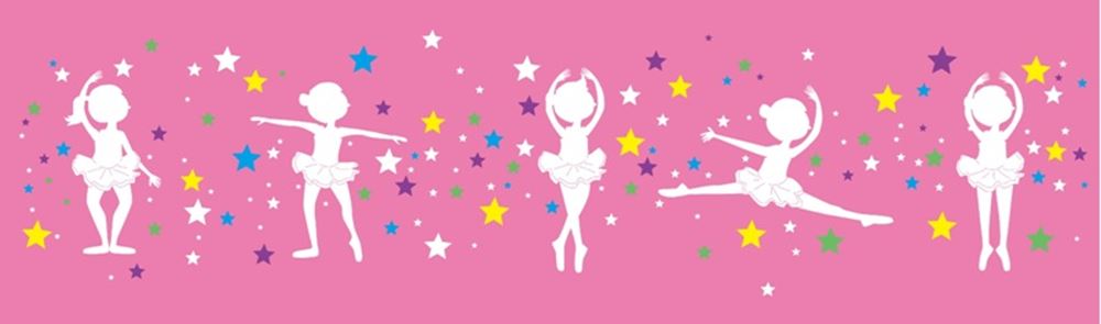 Lockere Ballerina mit Drehkappe in Rosa