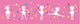 Lockere Ballerina mit Drehkappe in Rosa