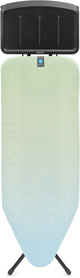 Brabantia Bügelbrett C – für Dampfgenerator – 124 x 45 cm – beruhigendes Meer