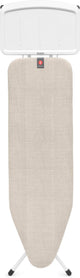Brabantia Bügelbrett B – für Dampfgenerator – 124 x 38 cm – Jeansgrau