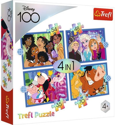 Oku Trefl Disney Puzzle 4 Teile 35-48-54 und 70 Teile