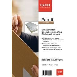 Verstärkungskarton elco pac-it 550 g m² grau