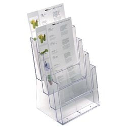 Dokumentenhalter Helit Schreibtisch Standard aus transparentem Kunststoff