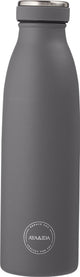 Aya ida - Trinkflasche - Thermoskanne - Wasserflasche - 500ml - Dunkelgrau