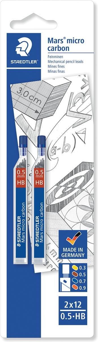 Staedtler Staedler Mars Micro Carbon feine Spitze – Blister 2 x 0,5 HB