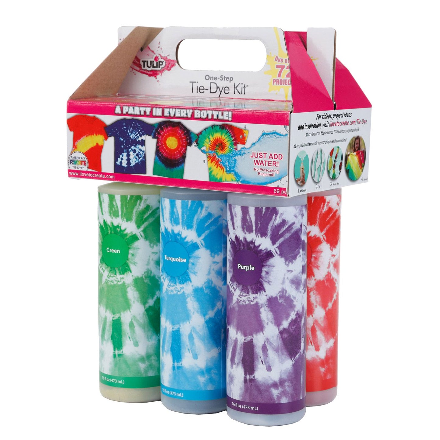 Tulpe Ein-Schritt-Batik-Tulpe • Batik-Set in 6 Farben