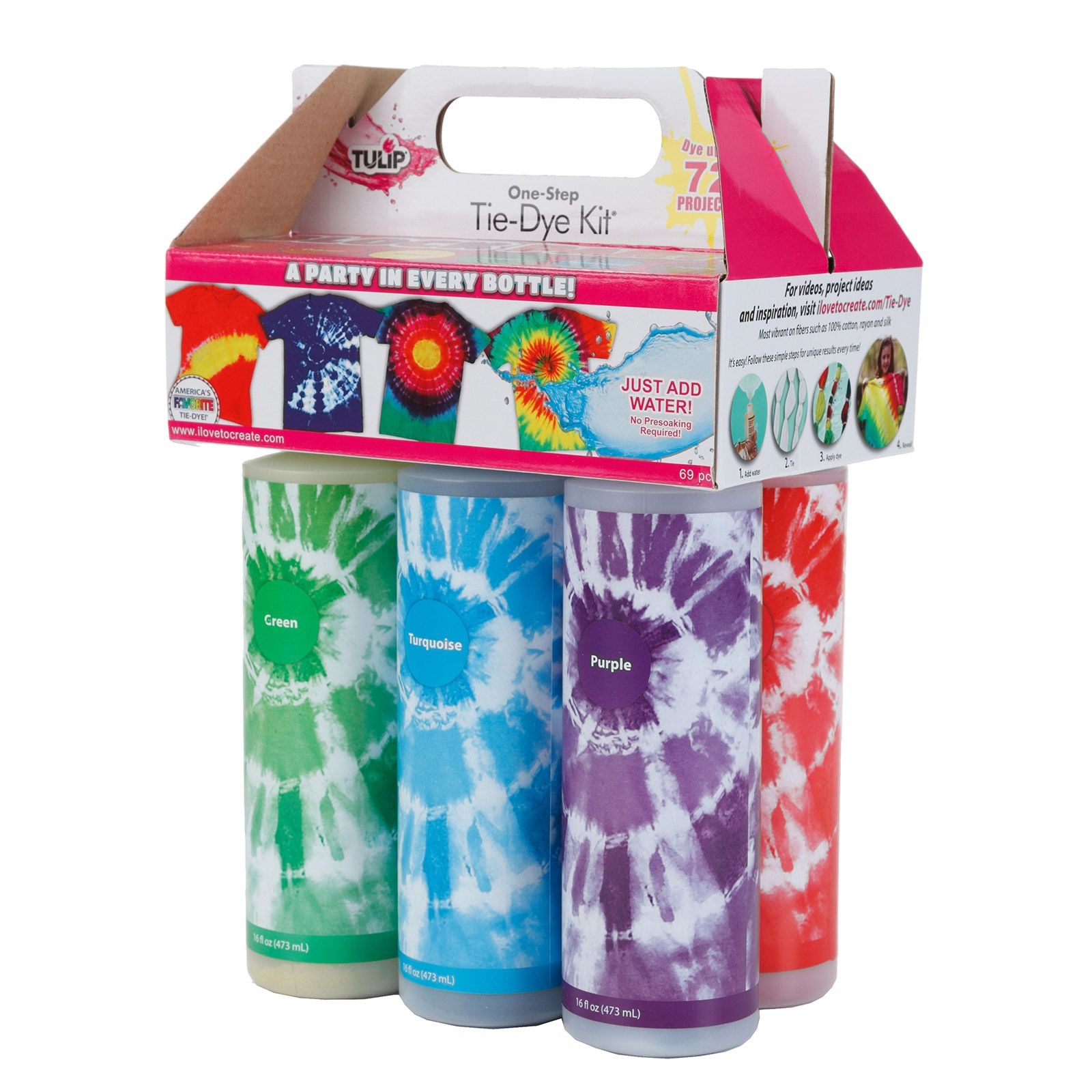 Tulpe Ein-Schritt-Batik-Tulpe • Batik-Set in 6 Farben
