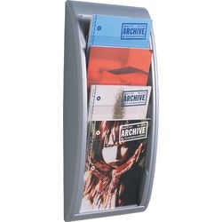 Wandprospekthalter Paperflow 406135 A4 Silber