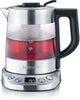 Severin Wasserkocher Glas Edelstahl 1l 2200w