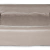 BIA Bett künstlicher Leder Cover Hundkorb Taupe