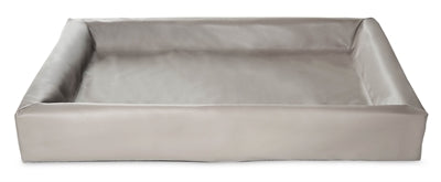 BIA Bett künstlicher Leder Cover Hundkorb Taupe