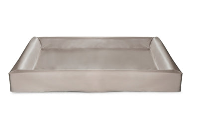 BIA Bett künstlicher Leder Cover Hundkorb Taupe