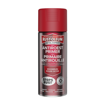 Rust-Oleum 1071315 – 3-in-1-Rostschutzgrundierung – 400 mlrotbraun | 1 Stk
