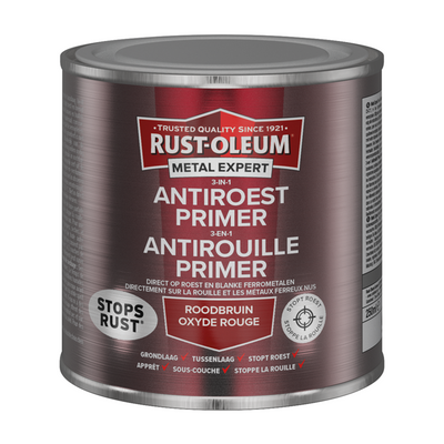 Rust-Oleum 1071410 – 3-in-1-Rostschutzgrundierung – 250 m rotbraun | 1 Stk