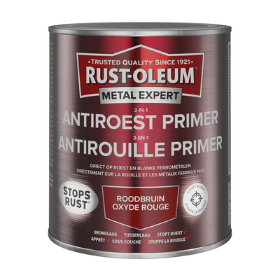 Rust-Oleum 1071316 – 3-in-1-Rostschutzgrundierung – 750 mlrotbraun | 1 Stk