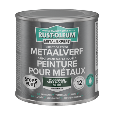Rust-Oleum 1071402 – Metallfarbe-hg -ral6005 – 250 m direkt auf Rost | 1 Stk