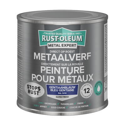 Rust-Oleum 1071401 – Metallfarbe-hg –ral5010 – 250 m direkt auf Rost | 1 Stk