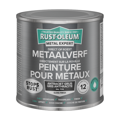 Rust-Oleum 1071322 – Metallfarbe-HG – ral7016 – 250 ml, direkt auf Rost | 1 Stk