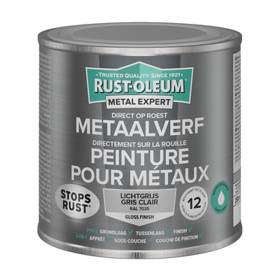 Rust-Oleum 1071324 – Metallfarbe-HG – ral7035 – 250 ml direkt auf Rost | 1 Stk
