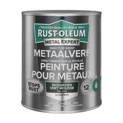 Rust-Oleum 1071320 – Metallfarbe-HG – RAL6005 – 750 ml direkt auf Rost | 1 Stk