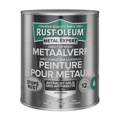 Rust-Oleum 1071323 – Metallfarbe-HG – ral7016 – 750 ml direkt auf Rost | 1 Stk