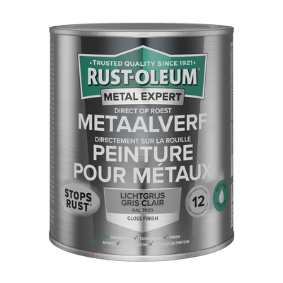 Rust-Oleum 1071325 – Metallfarbe-HG – ral7035 – 750 ml direkt auf Rost | 1 Stk