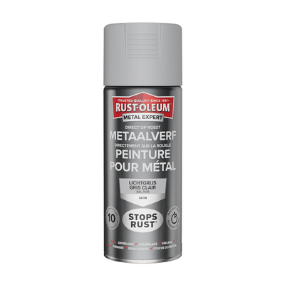Rust-Oleum 1071335 – Metallfarbe –zg –ral7035 –400 mldirekt auf Rost | 1 Stk